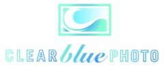clear blue photo logo